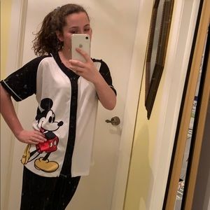 Oversized button down t-shirt